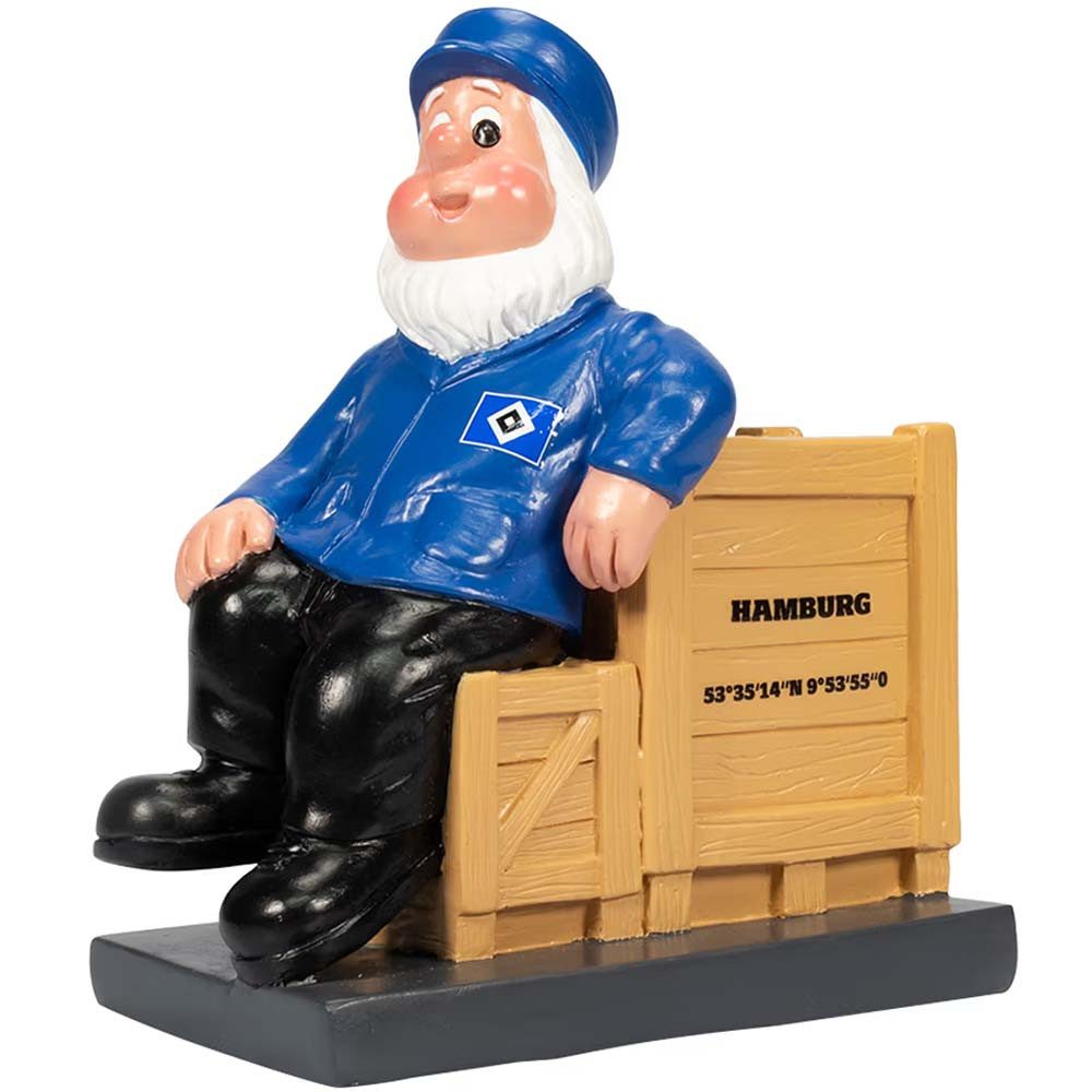 Hamburger SV Gartenzwerg HSV Gartenzwerg Holzkiste
