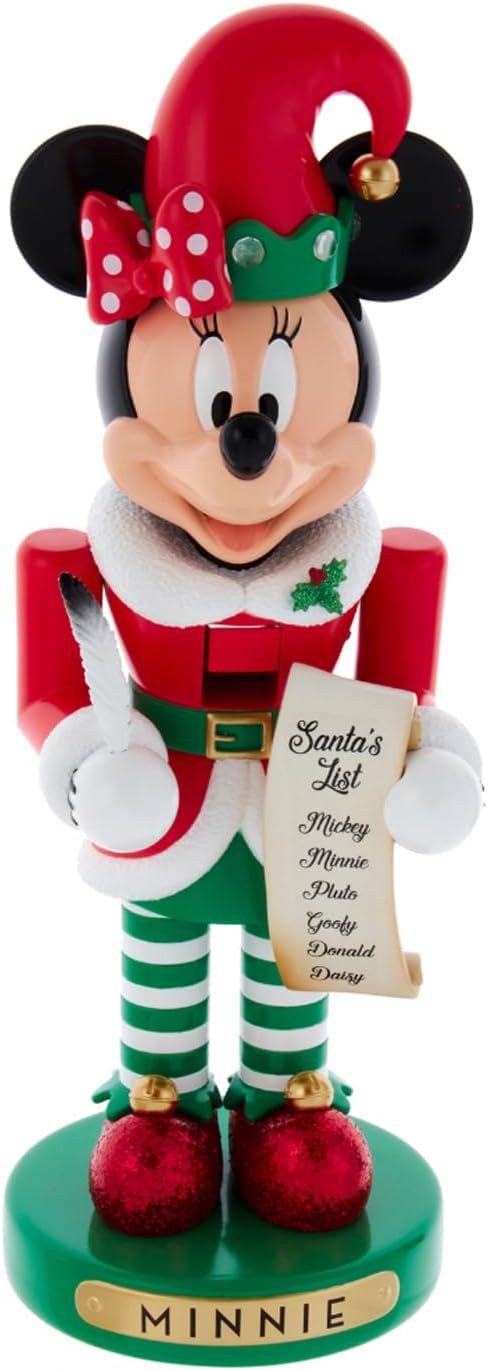 Kurt S. Adler Nussknacker DN6222l - Minnie Mouse Elf, 25 cm (10), (1-tlg)