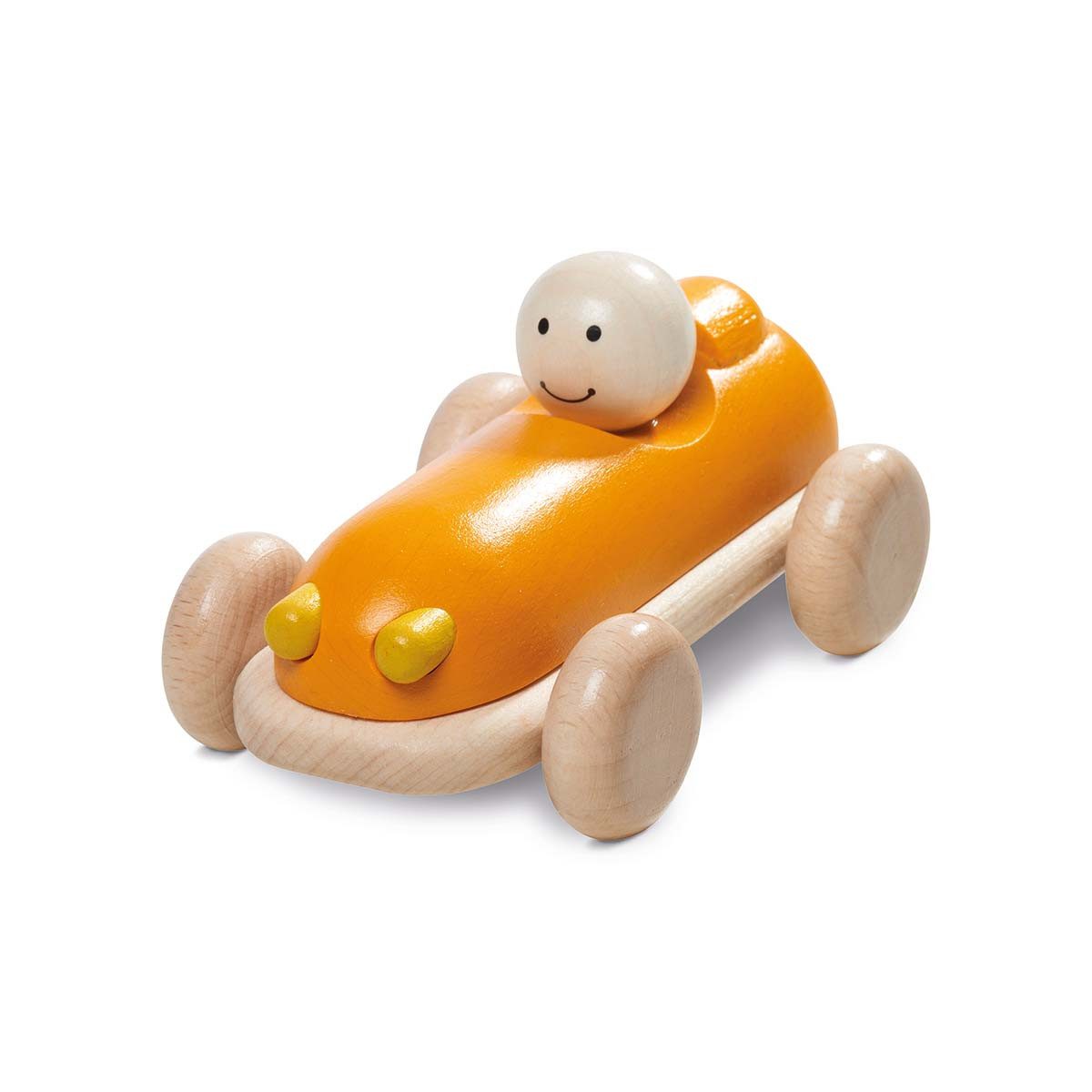 Nic Spielzeug-Auto nic Holzauto Racer, orange