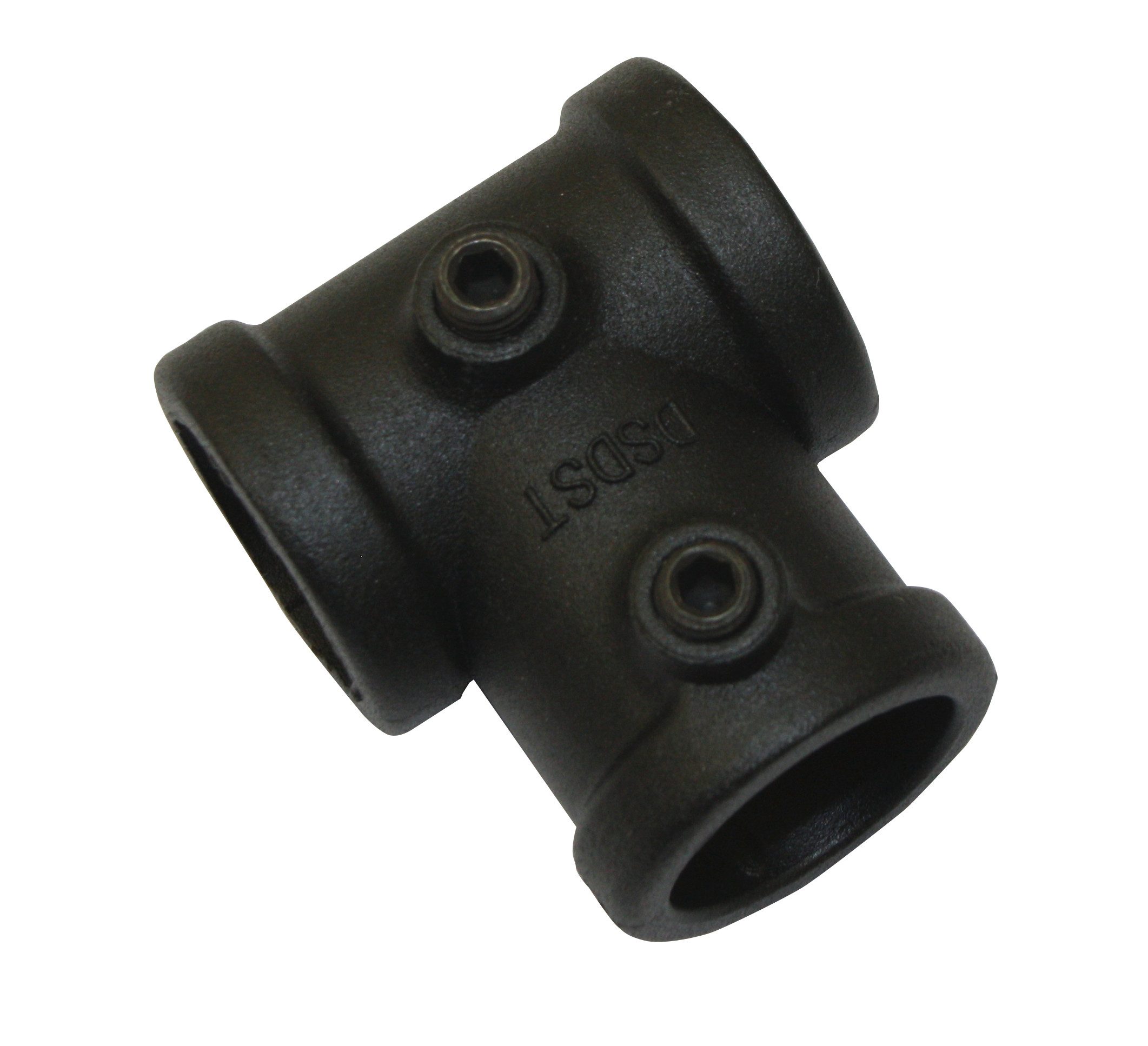 GARDINIA Gardinenstange Gardinia, T stück industrial home sz, schwarz, Wandmontage