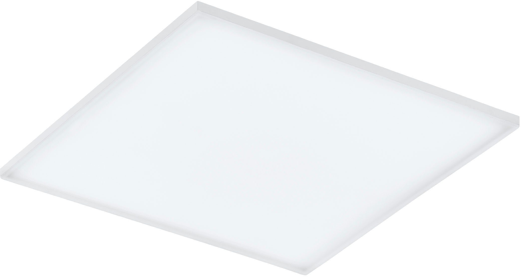 EGLO Deckenleuchte TURCONA-Z, LED fest integriert, warmweiß - kaltweiß, Deckenleuchte in weiß aus Stahl, Alu - 5,4W - warmweiß - kaltweiß | Deckenlampen