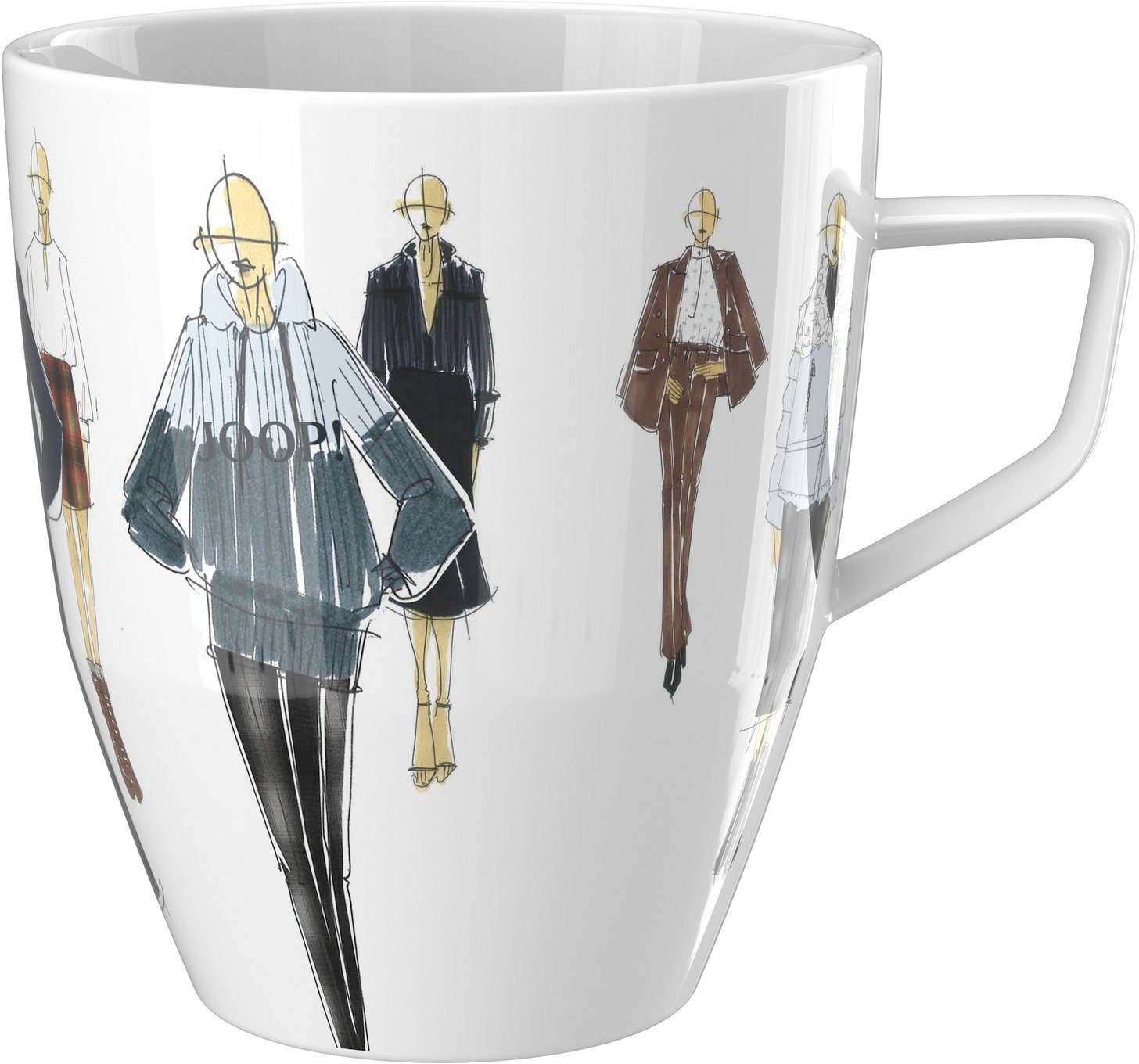 JOOP! Becher COLLECTOR'S MUG FASHION EDITION FALL WINTER 2021/22, Porzellan, Sammelbecher aus der JOOP! Women Collection Fall/Winter 21/22, 320 ml