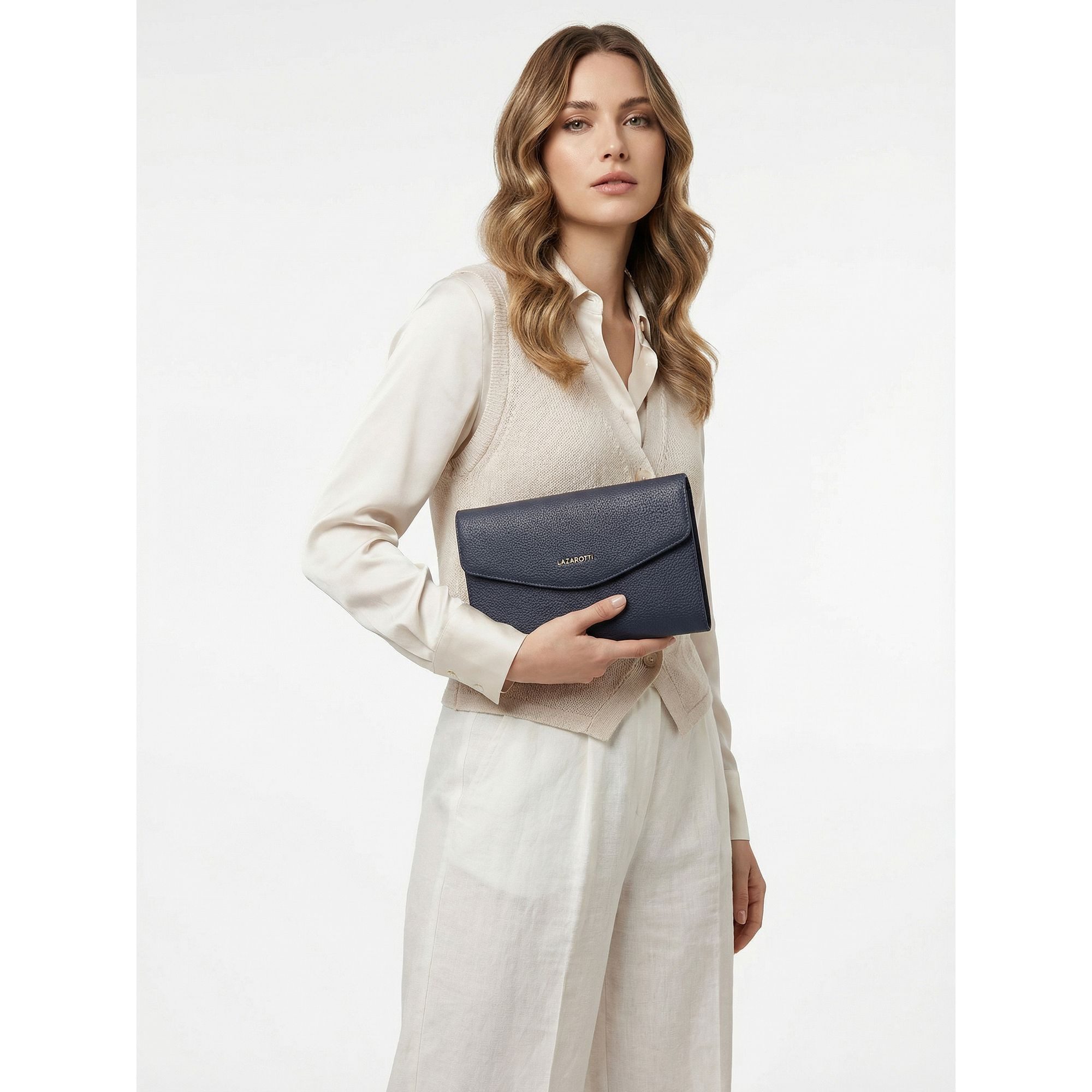 Lazarotti Clutch Bologna Leather, Leder