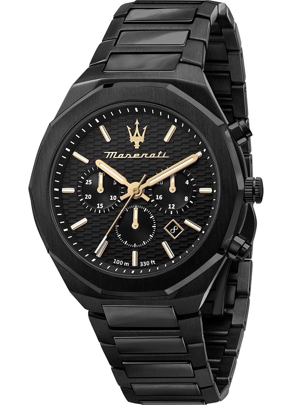 MASERATI Quarzuhr Maserati R8873642005 Stile Chronograph Herrenuhr 45mm 10A günstig online kaufen