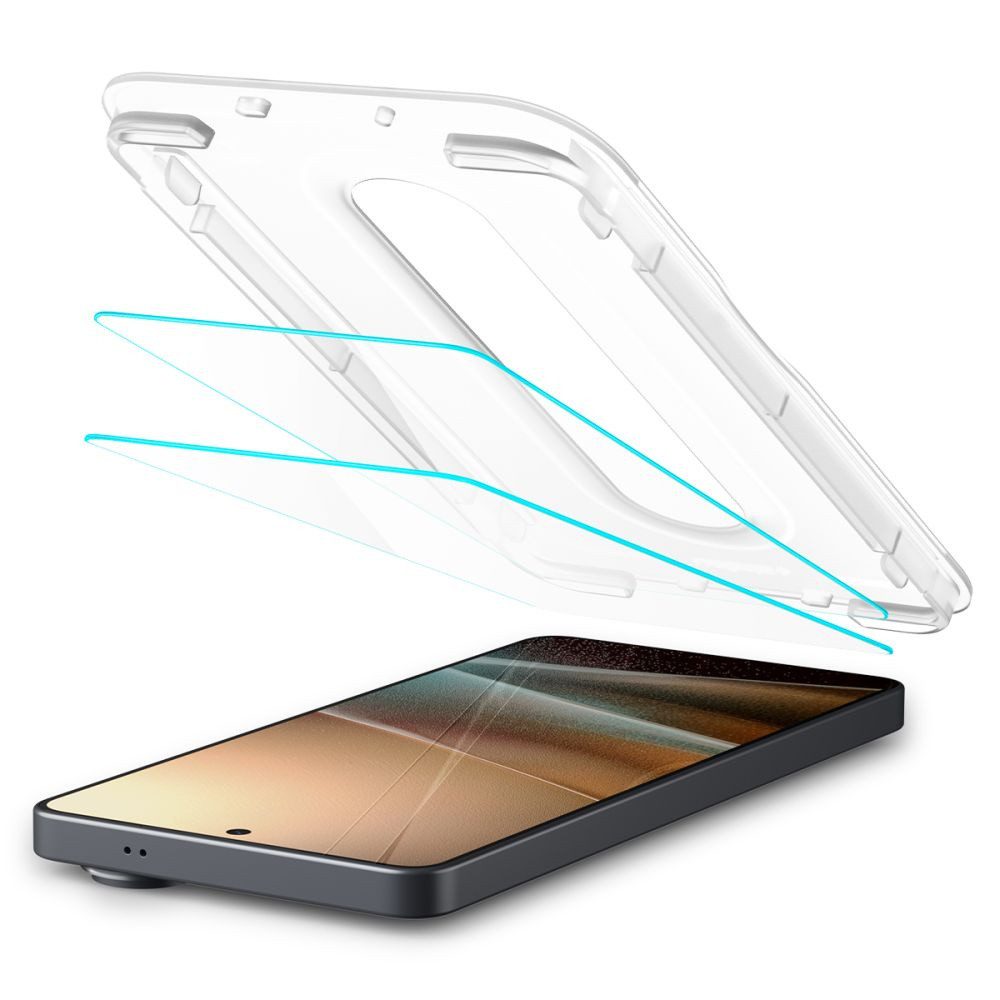 Spigen Displayschutzglas 2 x Glas Tr Ez Fit Pro Antireflex-Schutz für Samsung Galaxy S26 Ultra für Samsung Galaxy S26 Ultra, 2er-Pack (inkl. EZ Fit Montagerahme – Bild 2 von 5