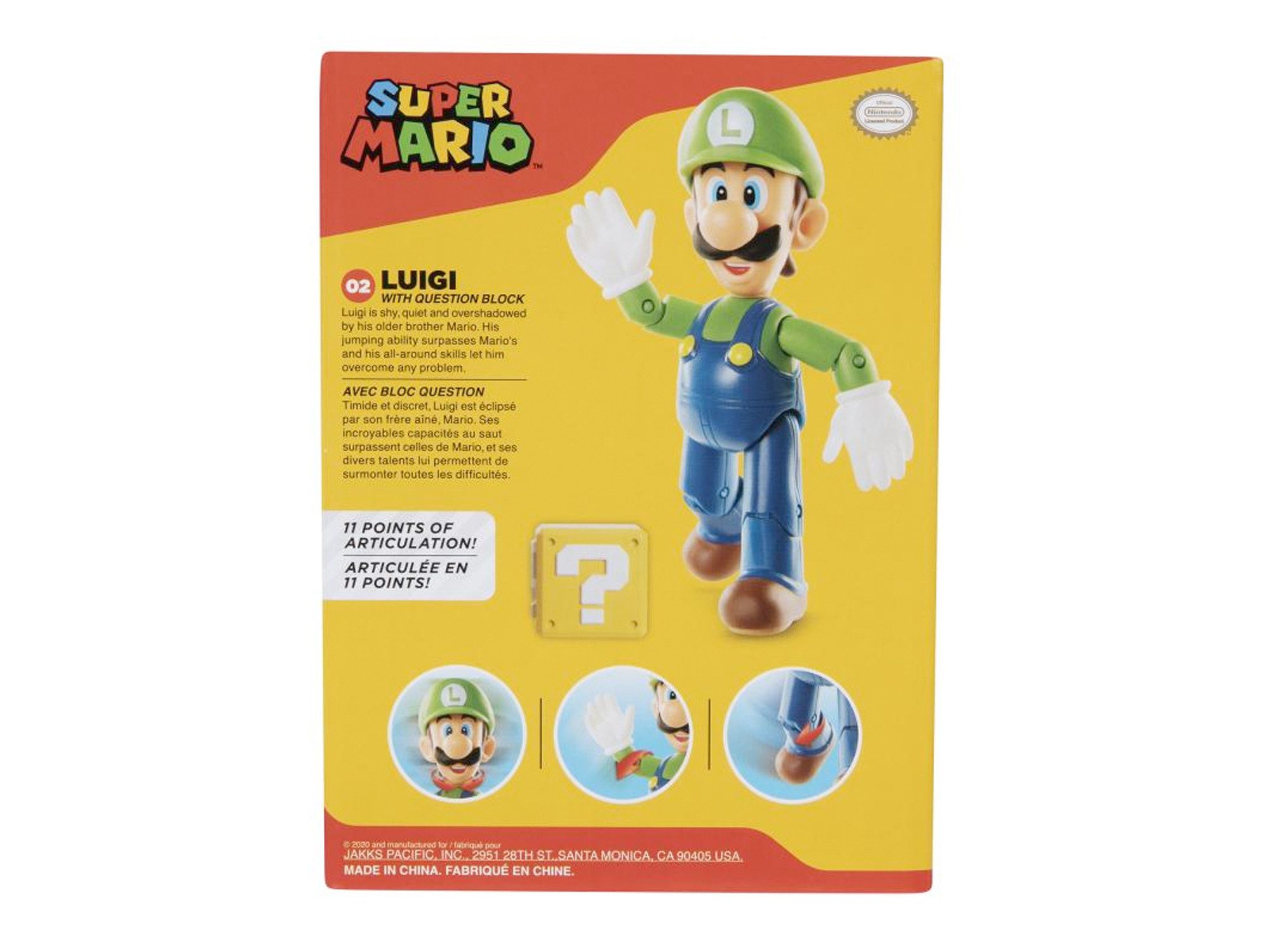 Nintendo Actionfigur Nintendo Super Mario Figur Luigi in Sammlerbox, 10 cm – Bild 4 von 5