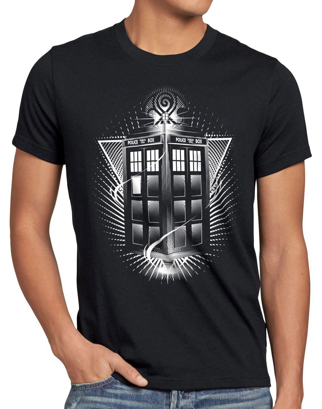 style3 T-Shirt Who Zeitreise doktor dalek dr police box space doktor doctor who tv