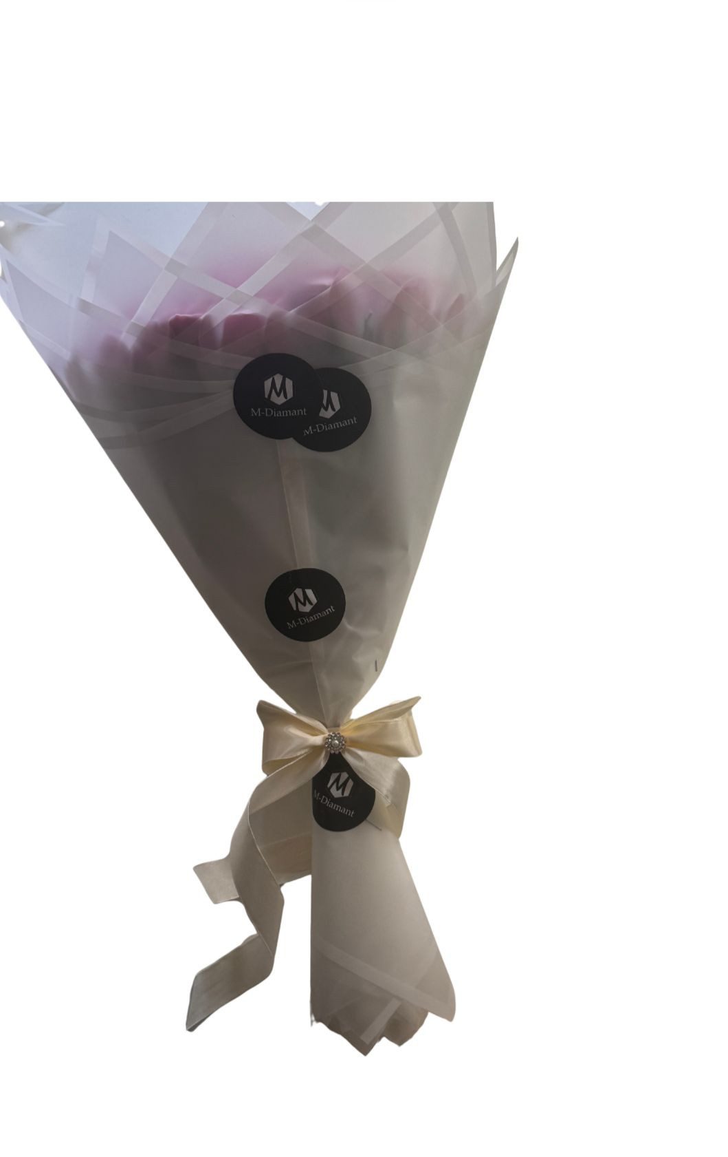 Kunstblumenstrauß Seifenrosen Rosen aus Seife Blumenstrauß günstig online kaufen