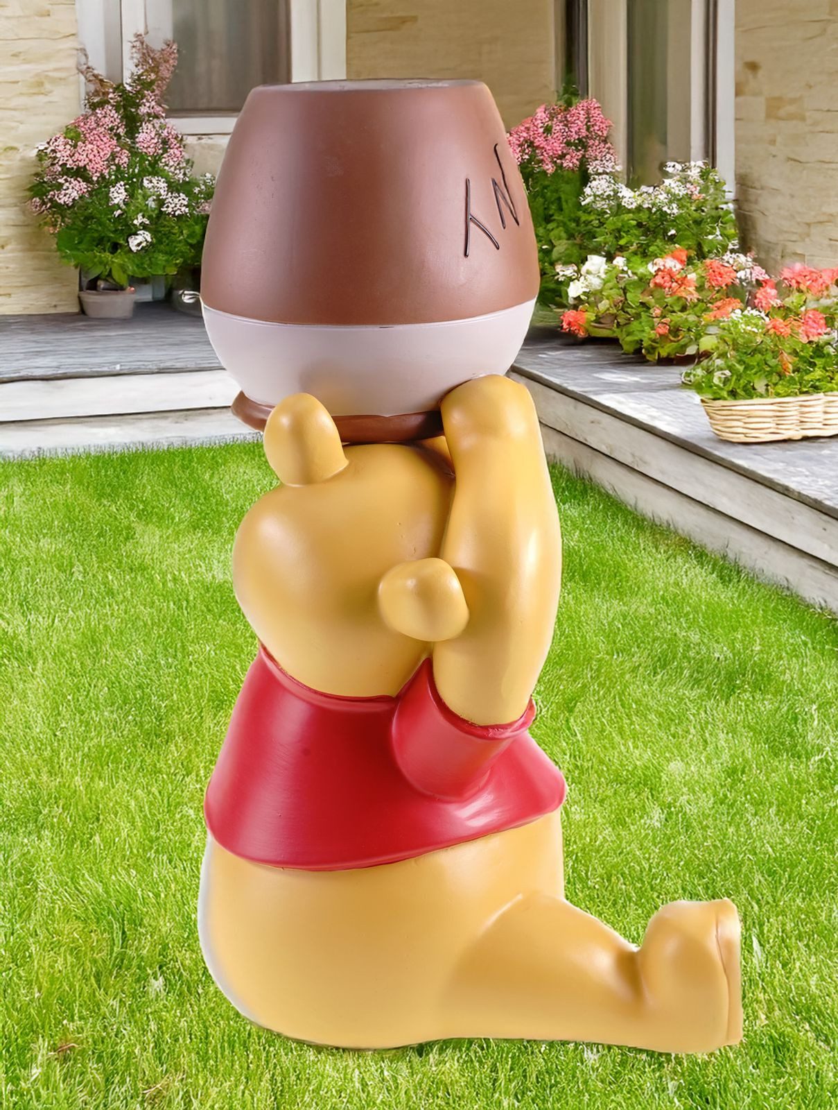 Disney Gartenfigur Gartenfigur Winnie Pooh 40 cm Dekorative Polyresin-Figur