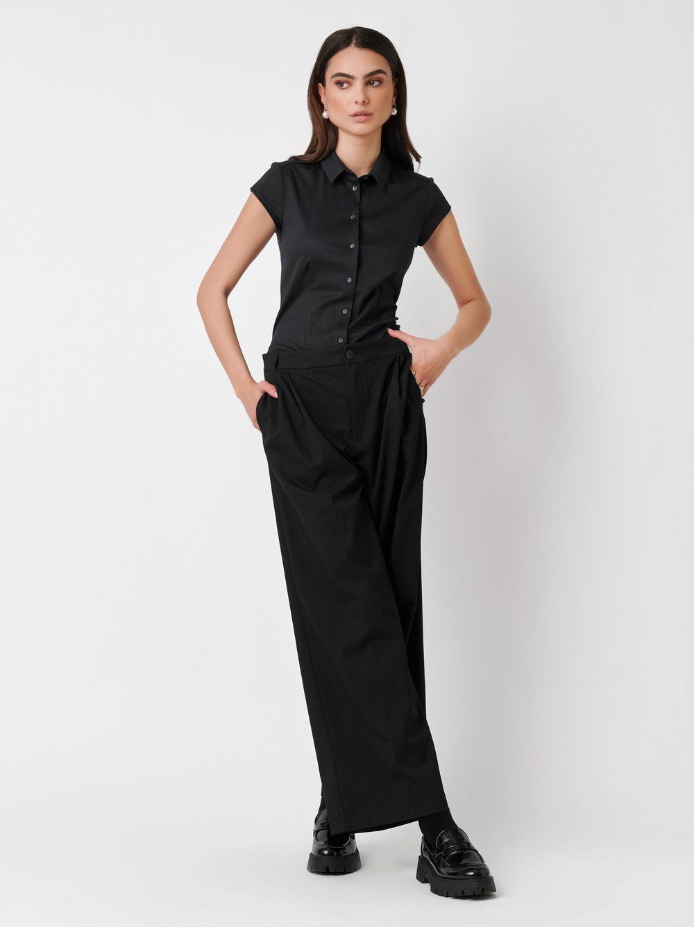 DESOTO Klassische Bluse Pia mit Hemdblusenkrangen günstig online kaufen