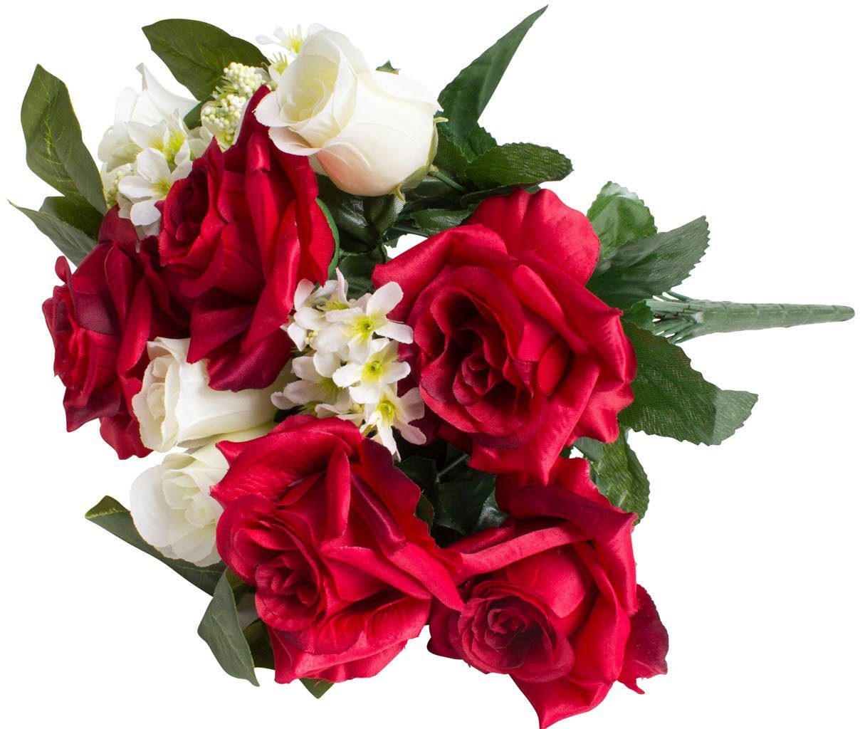 Kunstblume Rosenstrauß Rose, Botanic-Haus, Höhe 42 günstig online kaufen
