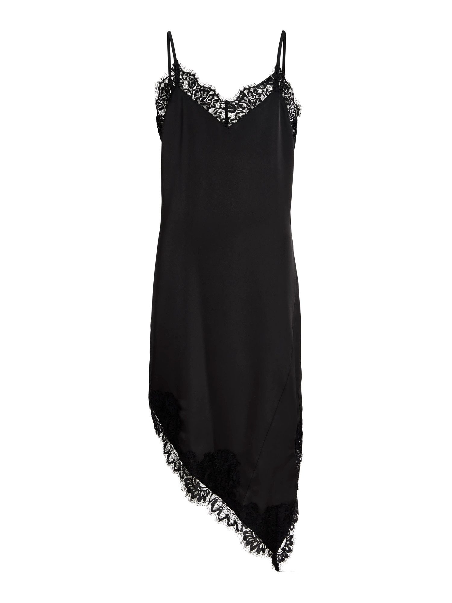 JJXX A-Linien-Kleid Jxvima Satin Sl Lace Mix Dress Wvn Grl
