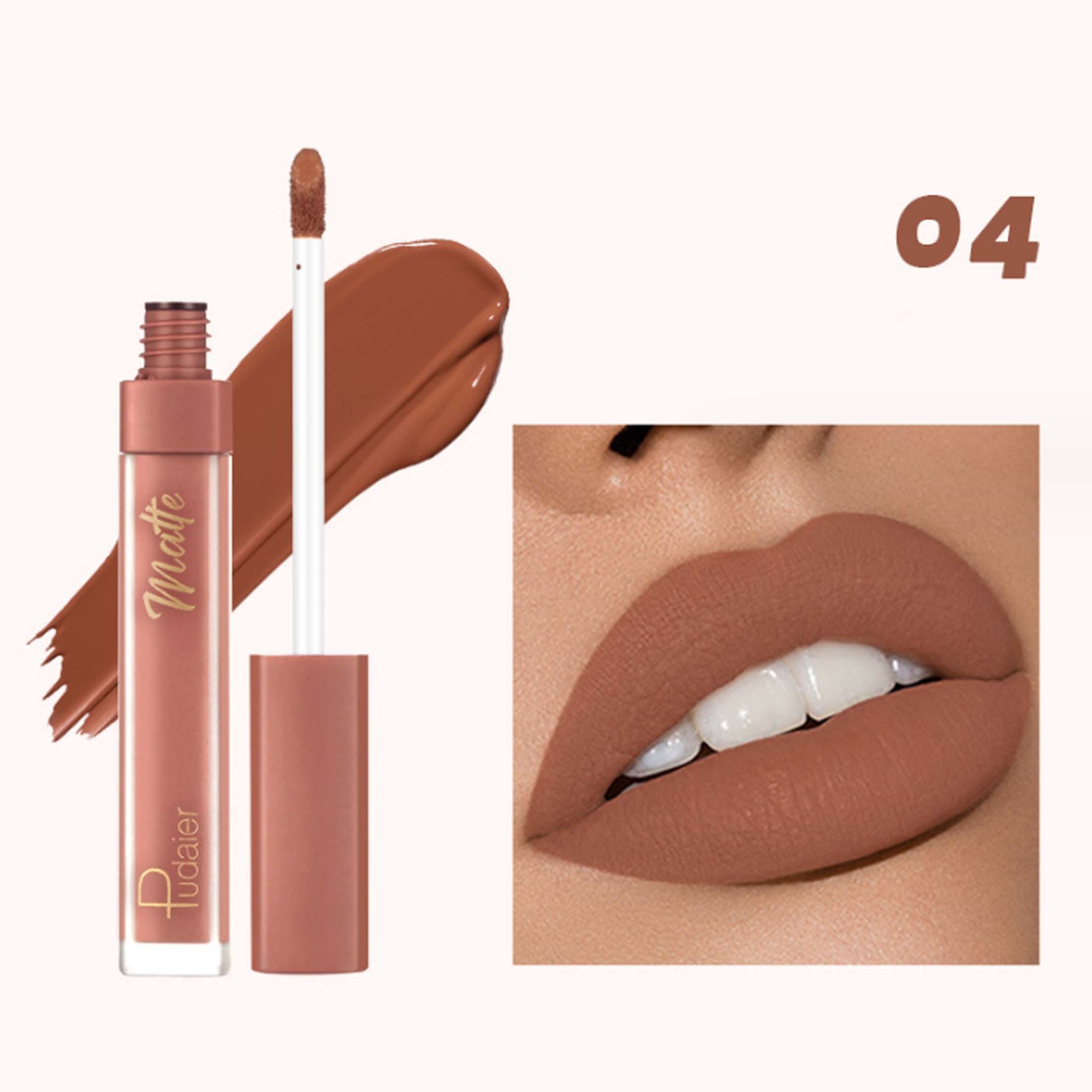 Scheiffy Lippenstift Lippenstift, Matter Блеск для губ,Lippen-Ton,Lipgloss,flüssiger lippenstift