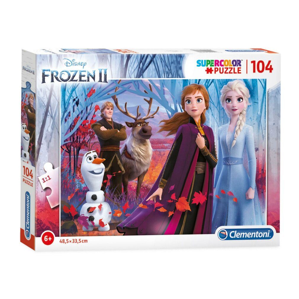Clementoni® Puzzle Clementoni Frozen 2 Puzzle 104teile, Puzzleteile günstig online kaufen