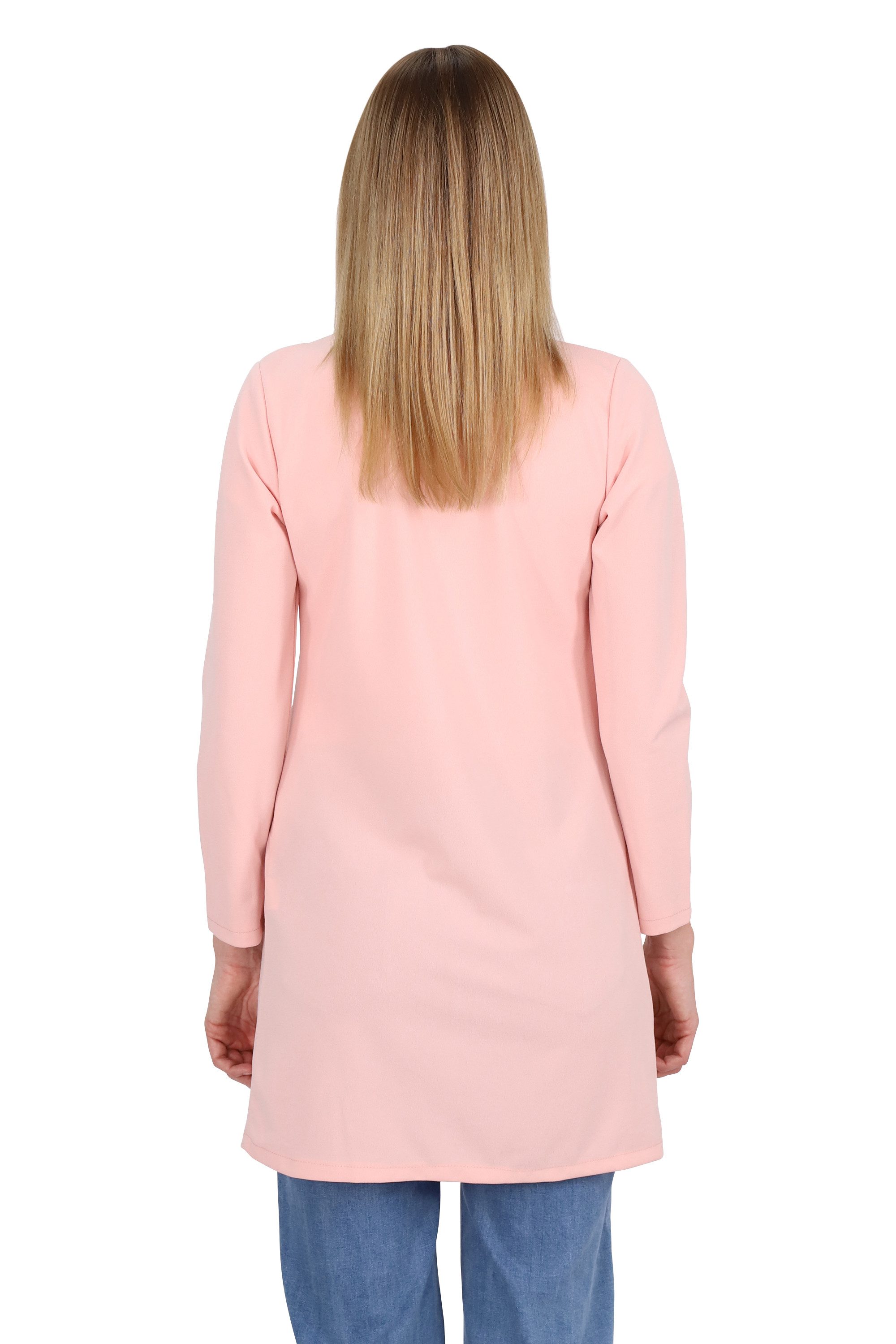 malito more than fashion Jackenblazer Long Blazer 6041 offener Long Blazer