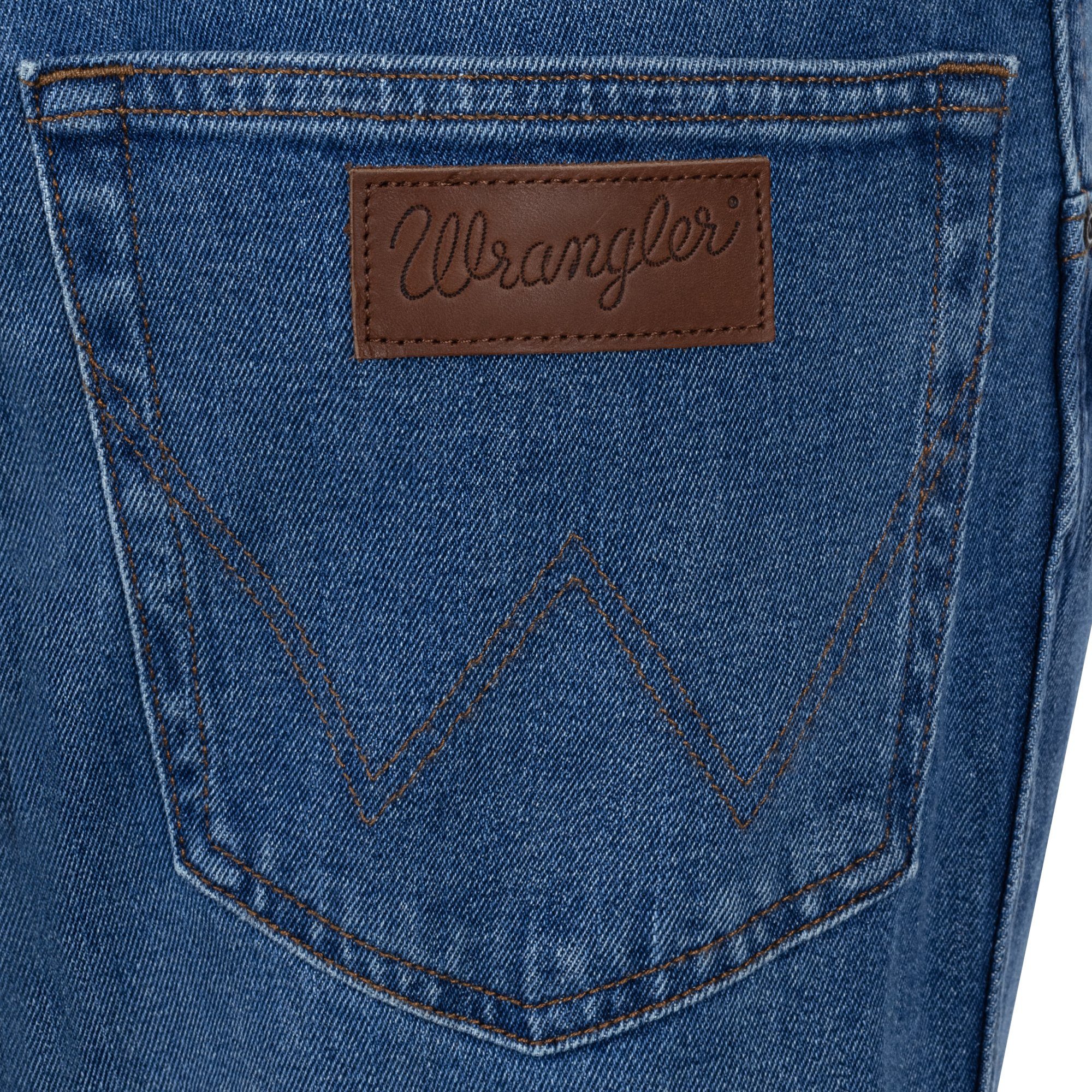 Wrangler Straight-Jeans Texas Authentic Straight Herren-Strechjeans 5-Pocket-Style – Bild 4 von 5