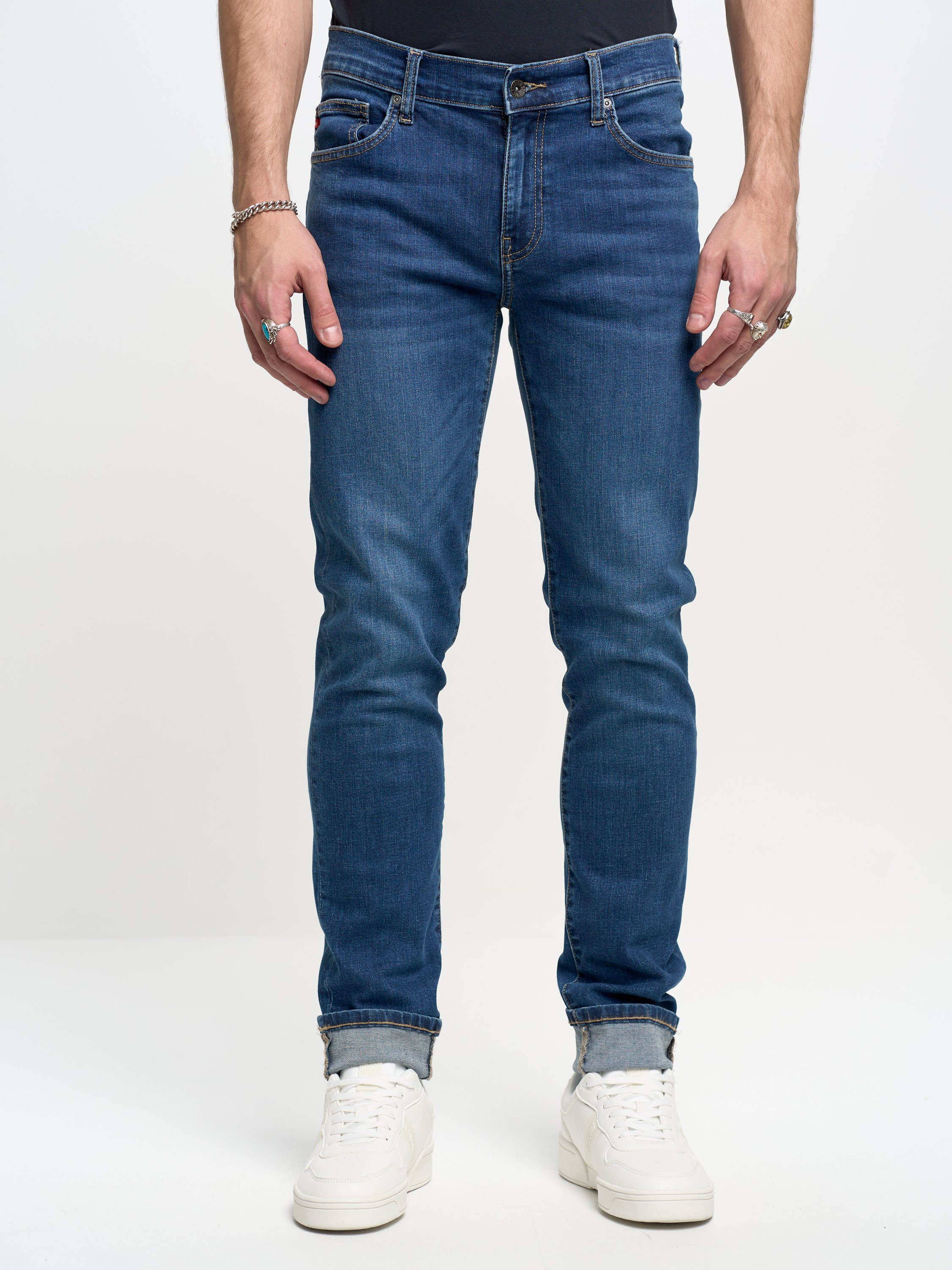 BIG STAR Skinny-fit-Jeans JEFFRAY (1-tlg) dunkelblau