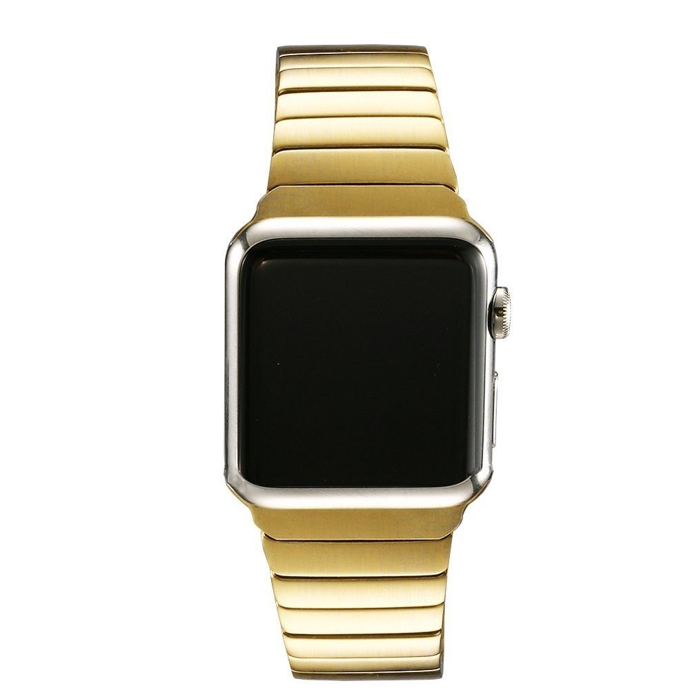 CoverKingz Smartwatch-Armband »Gliederarmband für Apple Watch 41/40/38mm  Ersatz Band Series 7/6/SE/5/4/3 Silber«, Faltschließe aus Edelstahl online  kaufen | OTTO
