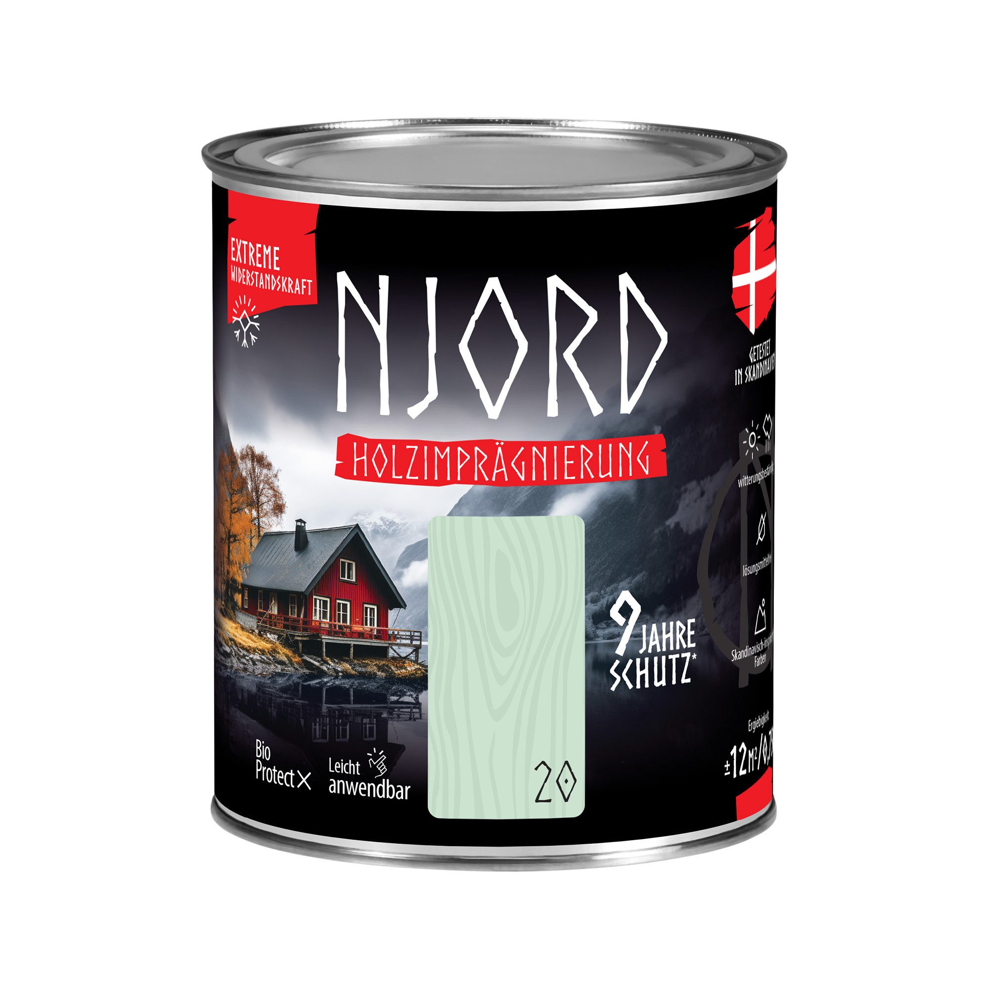 NJORD Holzgrundierung NJORD Holzimpragnierung (20) Nordische Gräser - 0,75L