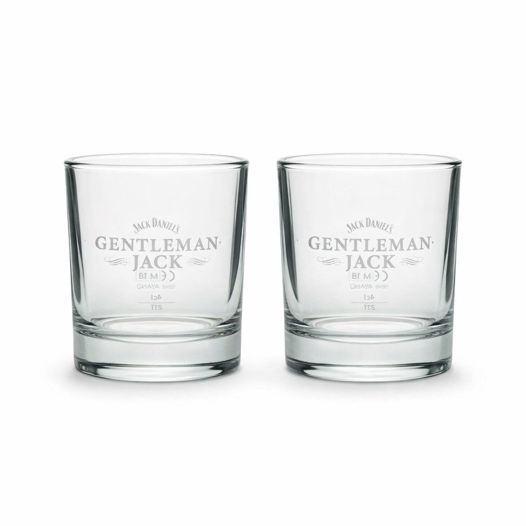 Jack Daniels Gläser-Set Jack Daniel’s Gentleman Jack Whiskygläser – 2er Set – Original