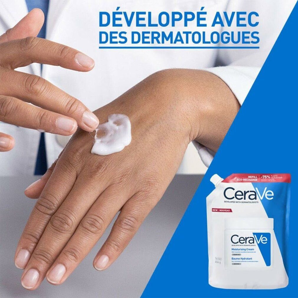 Cerave Körperpflegemittel MOISTURIZING CREAM dry to very dry Haut refill 454 gr