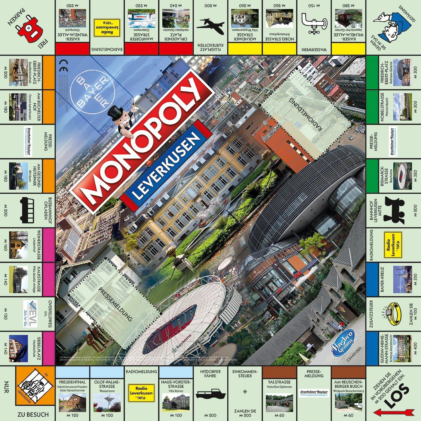 Winning Moves Spiel Monopoly Leverkusen, Brettspiel