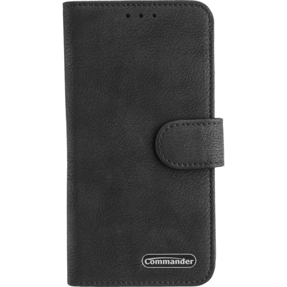 Peter Jäckel Handyhülle BOOK CASE ELITE Black für Samsung A56 5G (21227)