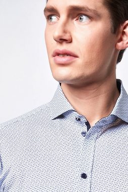 Desoto Langarmhemd mit Kontrastknöpfen