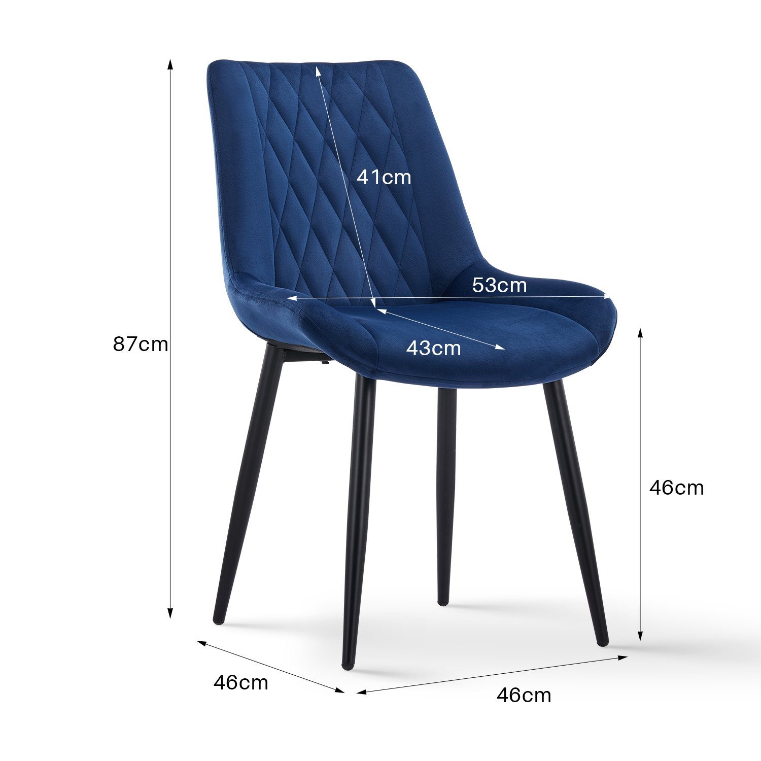 Ofcasa Esszimmerstuhl Samt Küchenstuhl (2er Set), günstig online kaufen