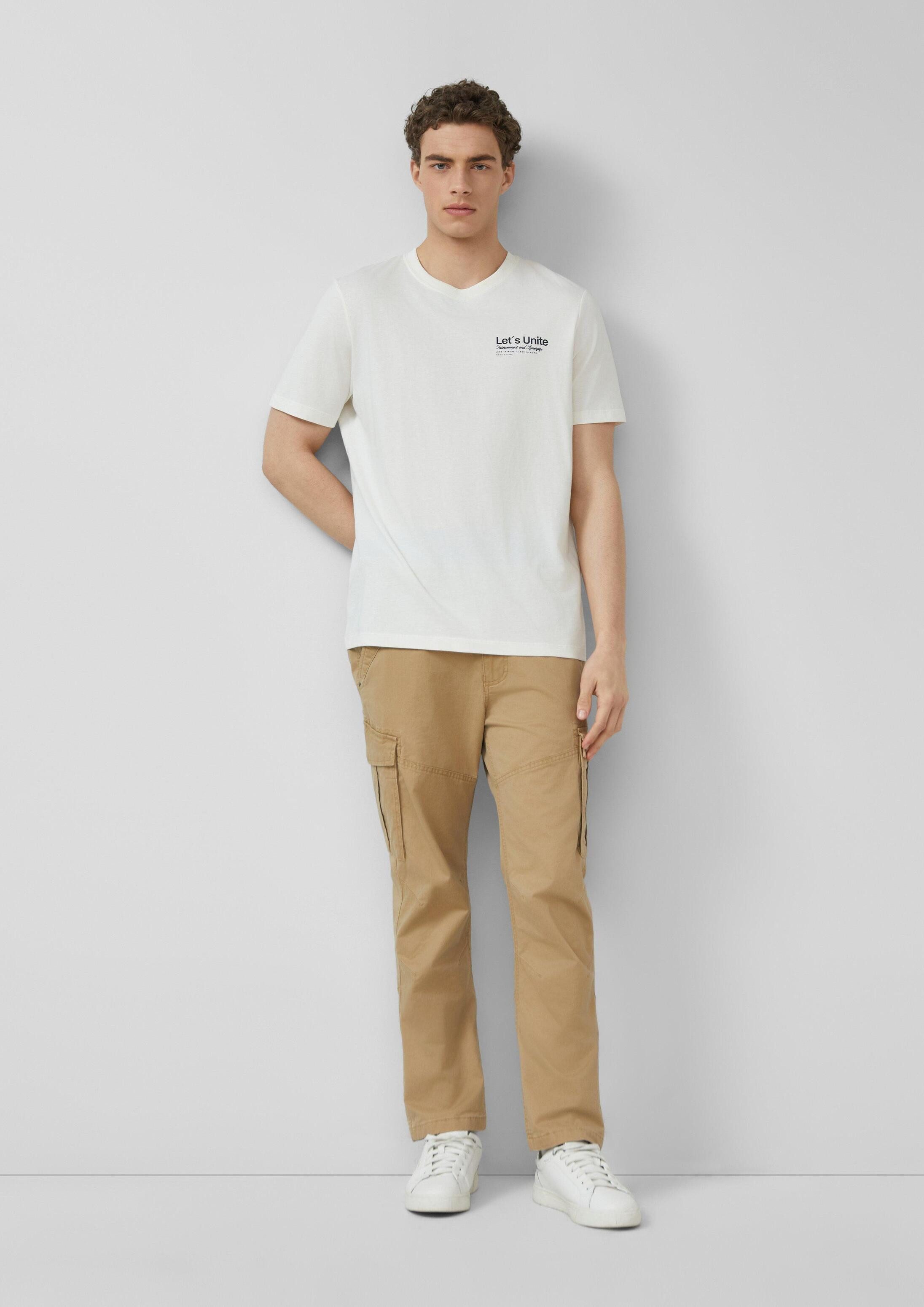s.Oliver Chinos Hose CHICAGO Chicago: Cargo-Hose mit Komfortbund aus Baumwollstretch
