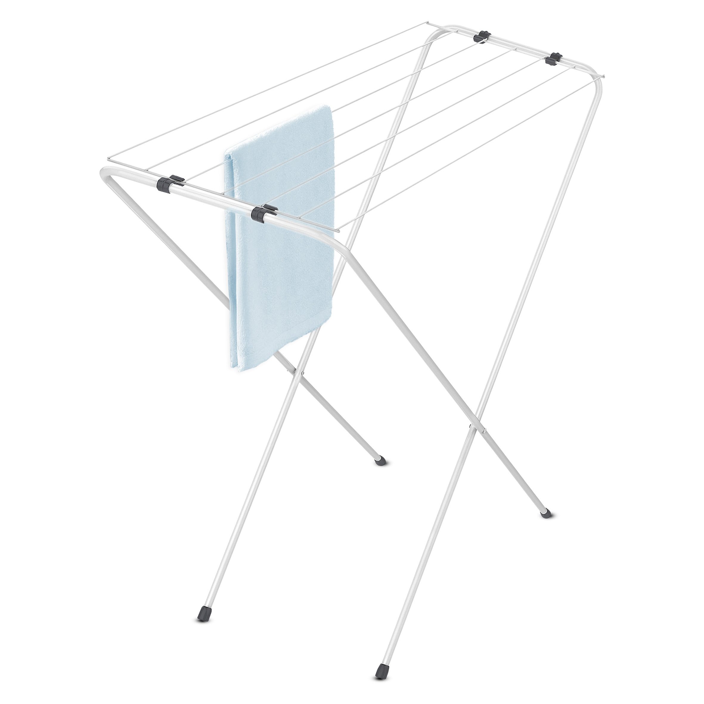 Spetebo Wäscheständer Wäscheständer klein klappbar 6 m Trockenlänge - 88 x 83 cm, zusammenklappbar