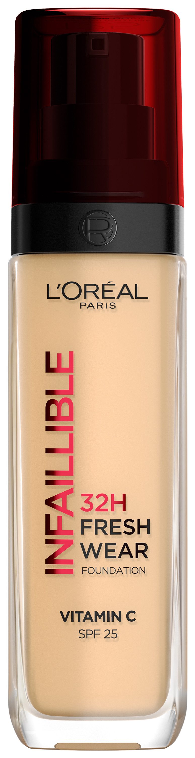 L'ORÉAL PARIS Foundation INFAILLIBLE 32H FRESH WEAR MAKE-UP FOUNDATION, wirkt bis zu 32 Stunden lang wie frisch aufgetragen