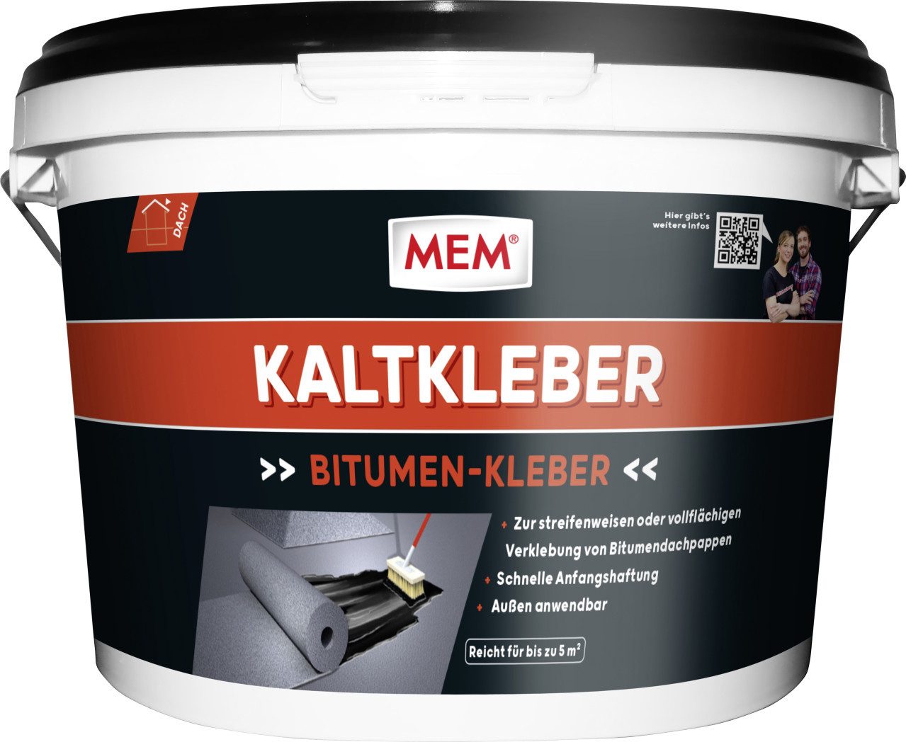 MEM Bauchemie Dichtungsband MEM Bitumen Kaltkleber 3 kg