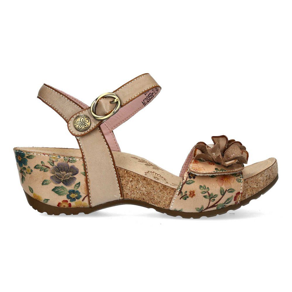 LAURA VITA Laura Vita - Sandaletten - Beige Sandalette