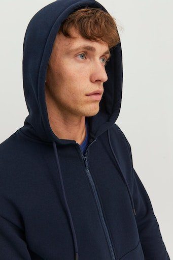 JJEBRADLEY NOOS Blazer & Jack SWEAT Jones Kapuzensweatjacke ZIP Navy HOOD