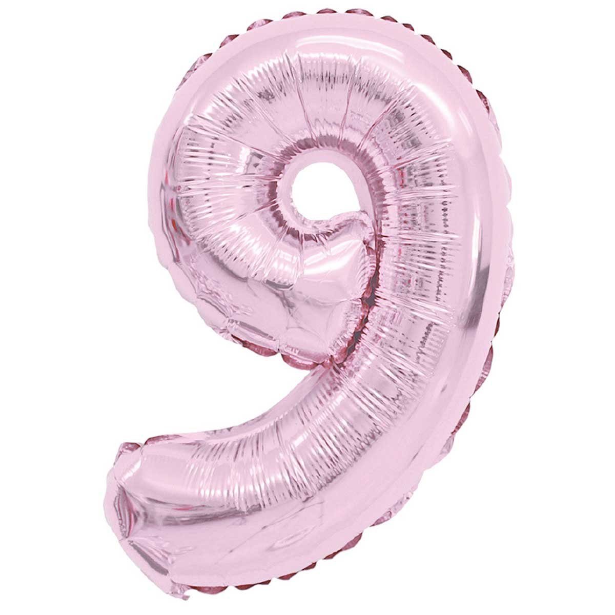Folienballon 80 Heliumballons Zahlen-Luftballons, Party-Dekoration cm Goods+Gadgets
