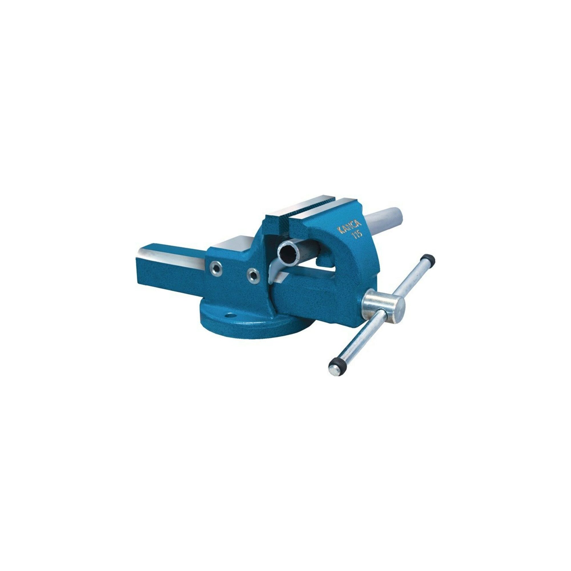 KANCA Schraubstock Parallelschraubstock Fortissimo Fix Backen-B.135mm Spann-W.170mm gesch