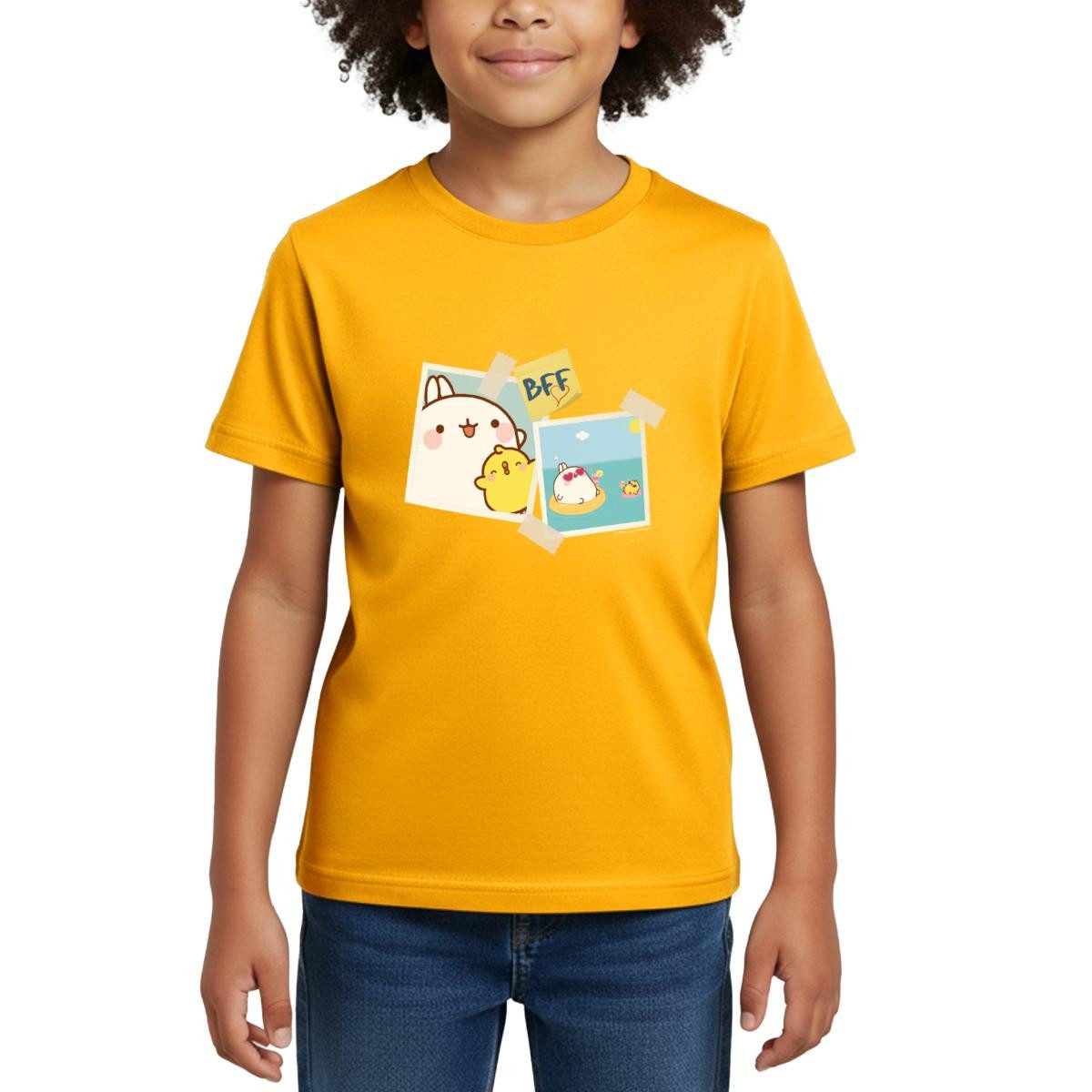 Spreadshirt T-Shirt Molang Piu Piu BFF Beste Freunde Kinder T-Shirt (1-tlg)