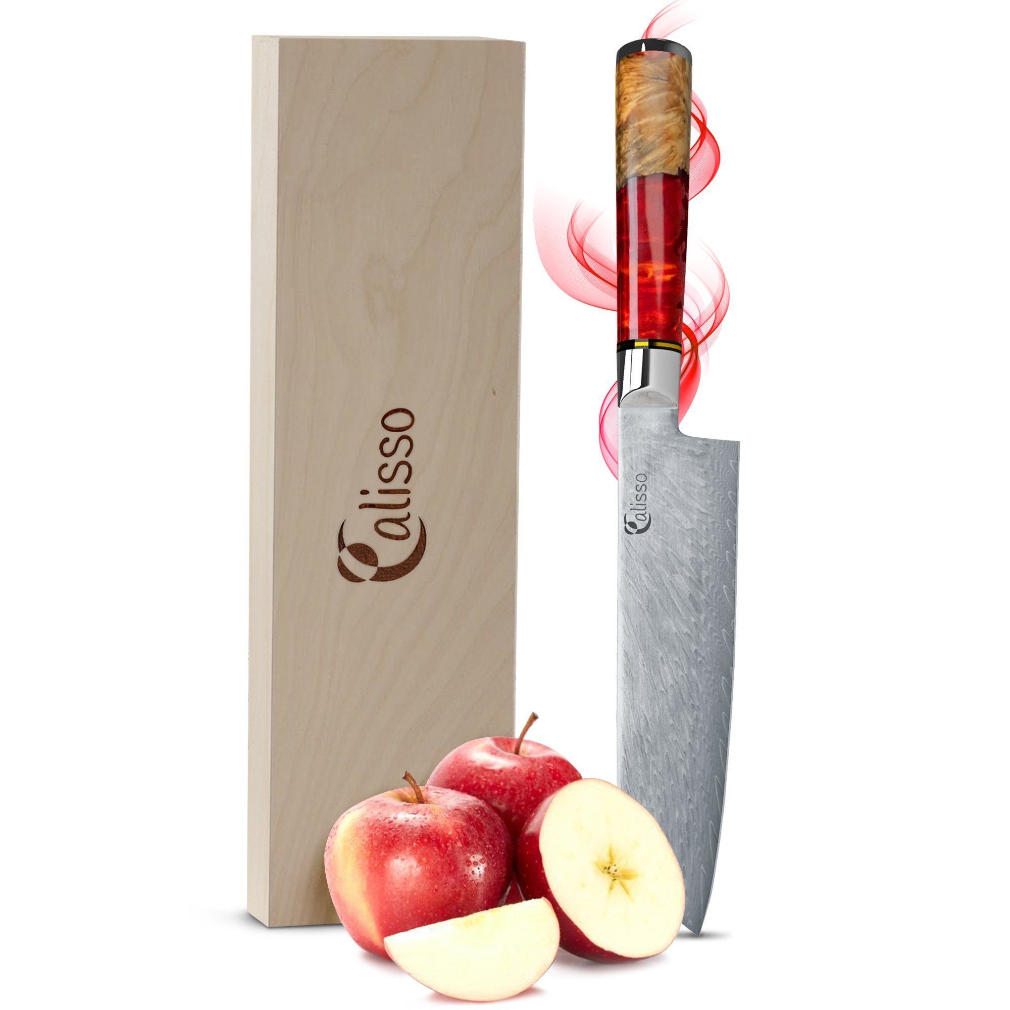 Santokumesser Japanisches Küchenmesser Ruby Line Santoku