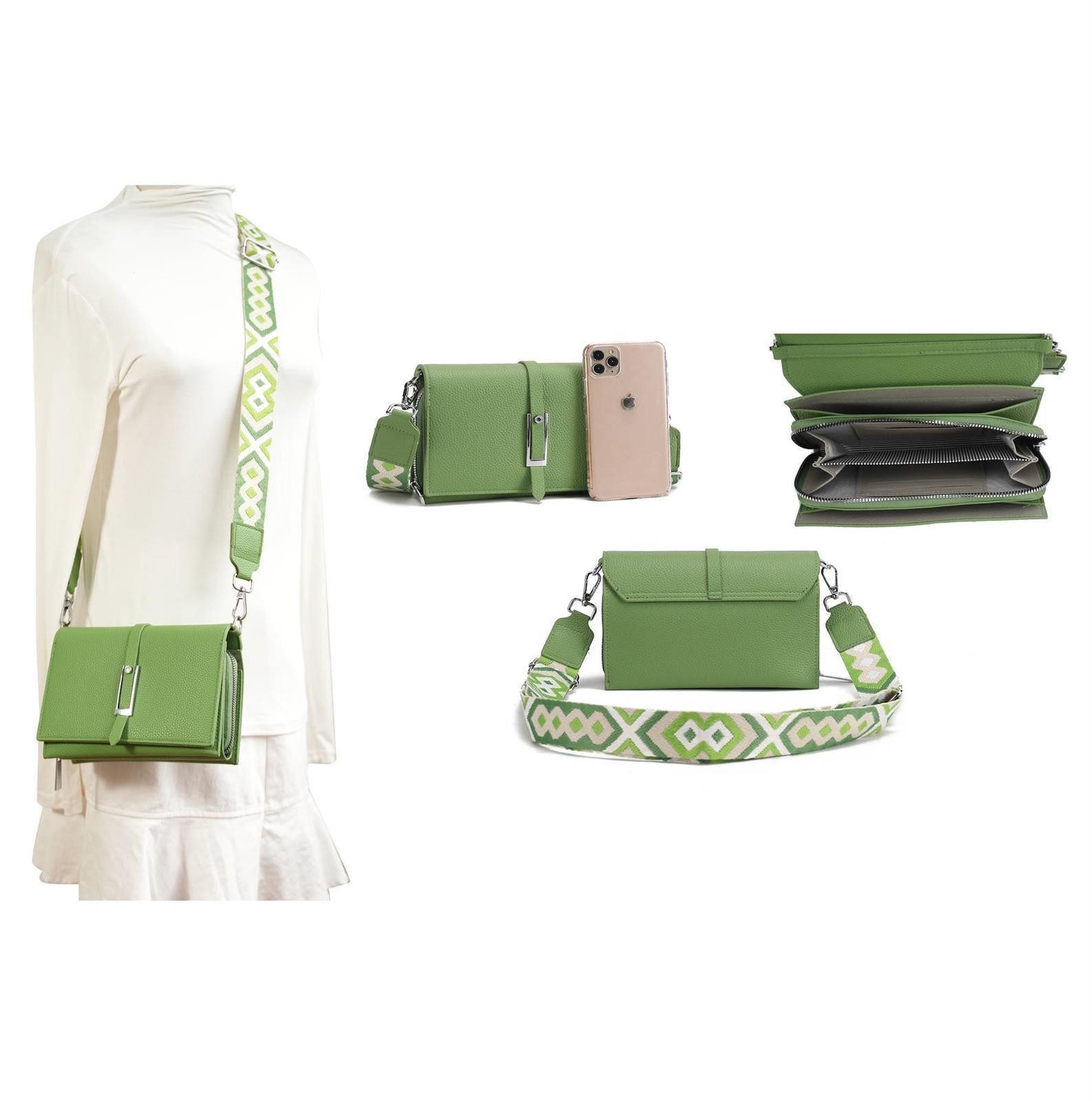 ITALYSHOP24 Schultertasche Damen CROSS OVER BODY Brusttasche Umhängetasche günstig online kaufen