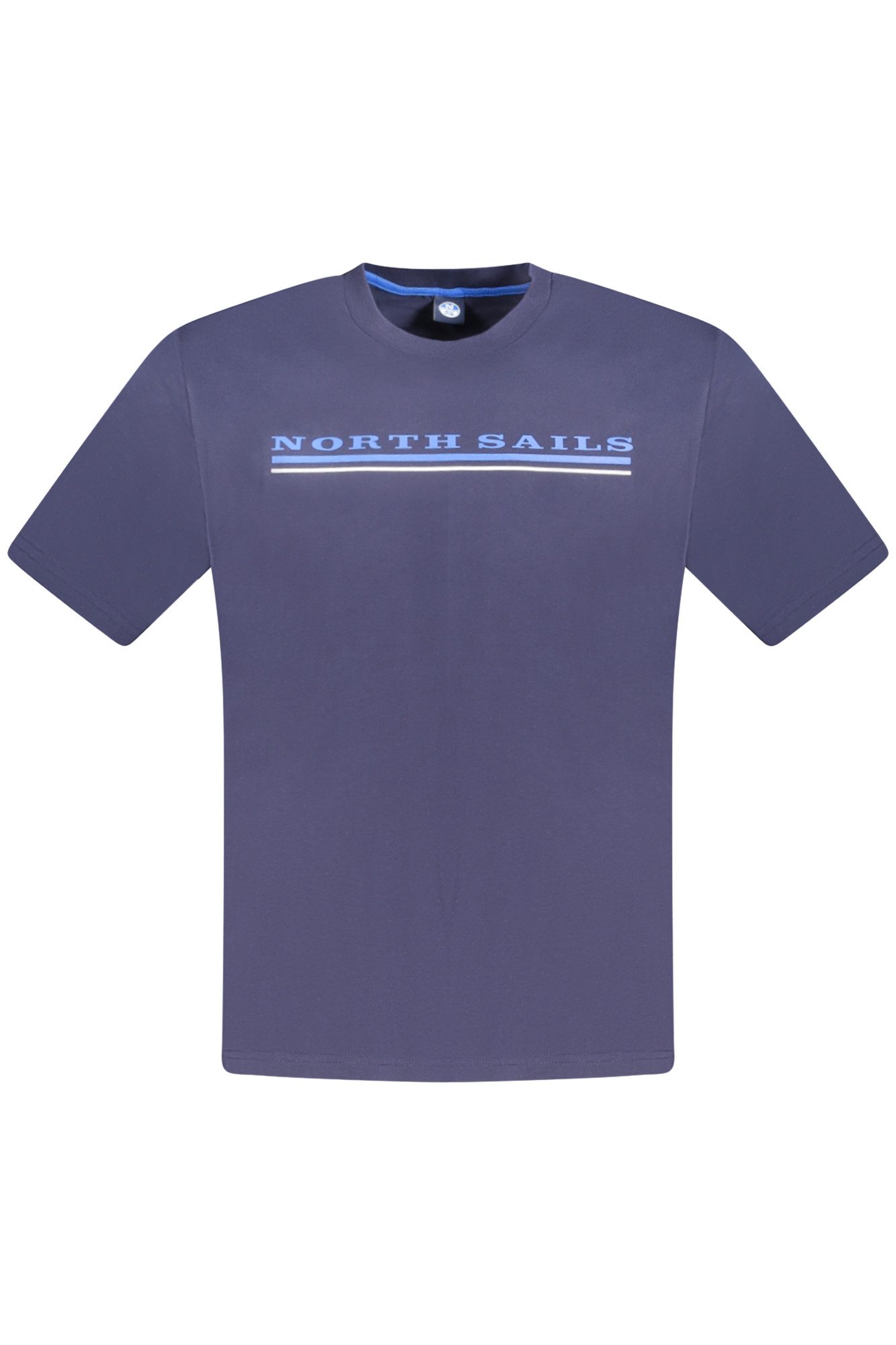 North Sails T-Shirt Kurzarm Herren T-Shirt Blau mit Print und