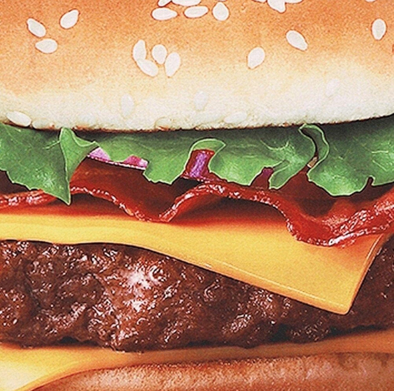 PartyFlamingo Lebensmittel-Kostüm Hamburger Burger Kostüm für Erwachsene Einheitsgröße Spaßkostüm