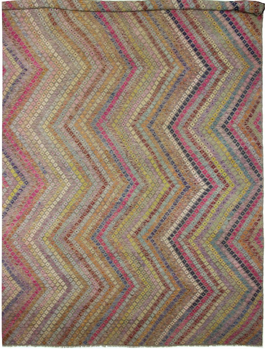 Orientteppich Kelim Afghan 417x497 Handgewebter Orientteppich, Nain Trading, rechteckig, Höhe: 3 mm