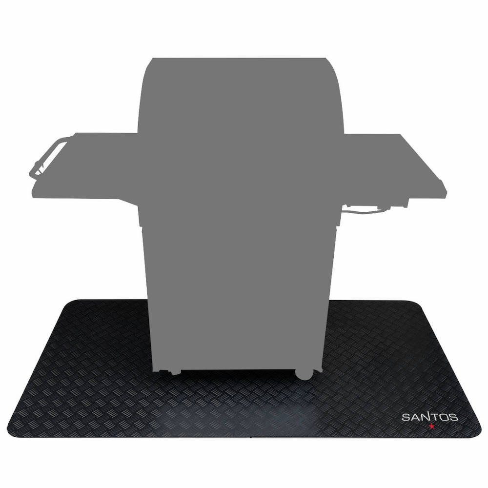 PROREGAL® Grill-Schutzhülle Grillmatte Bodenschutz 169 x 100cm