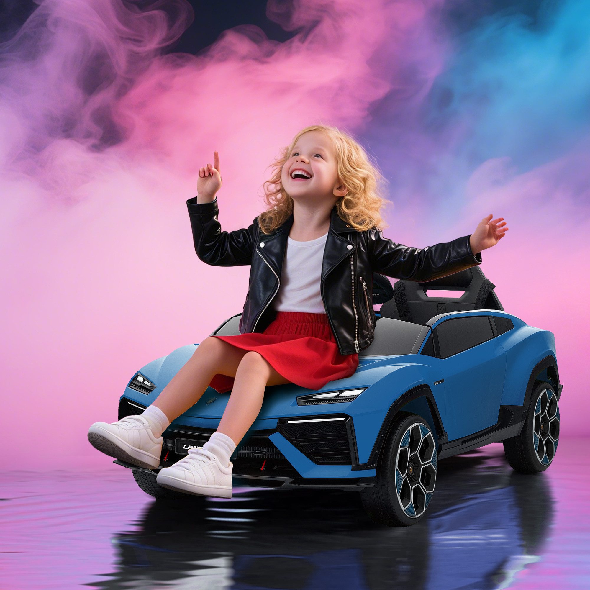 AIYAPLAY Elektro-Kinderauto 12V Kinder Elektroauto mit 2,4 GHz Fernbedienun günstig online kaufen