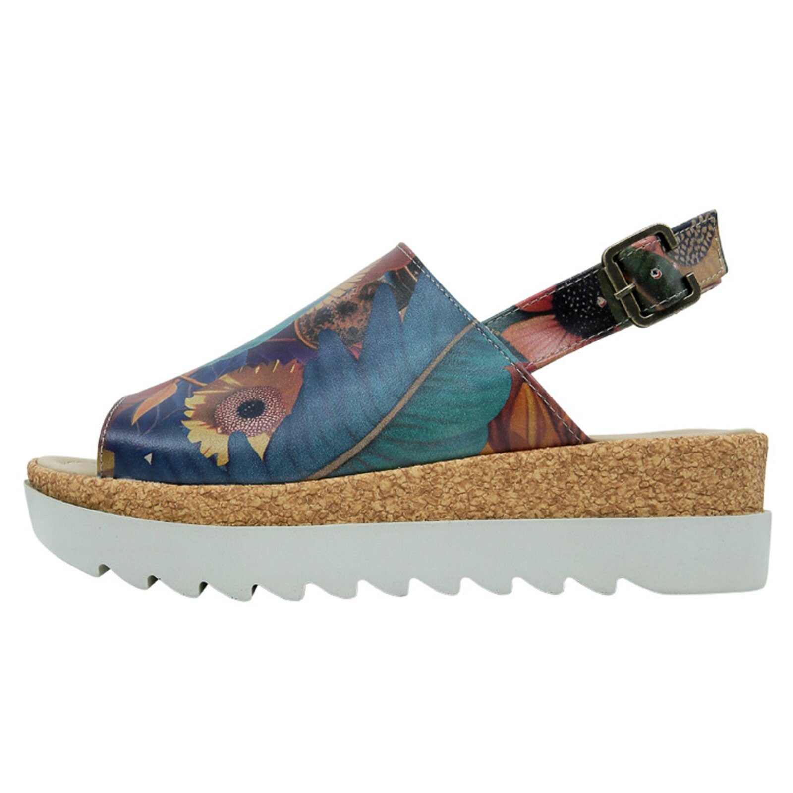 DOGO Gigi Sandale Blooming Dog Damen Sandalen Sandalette Handgefertigt