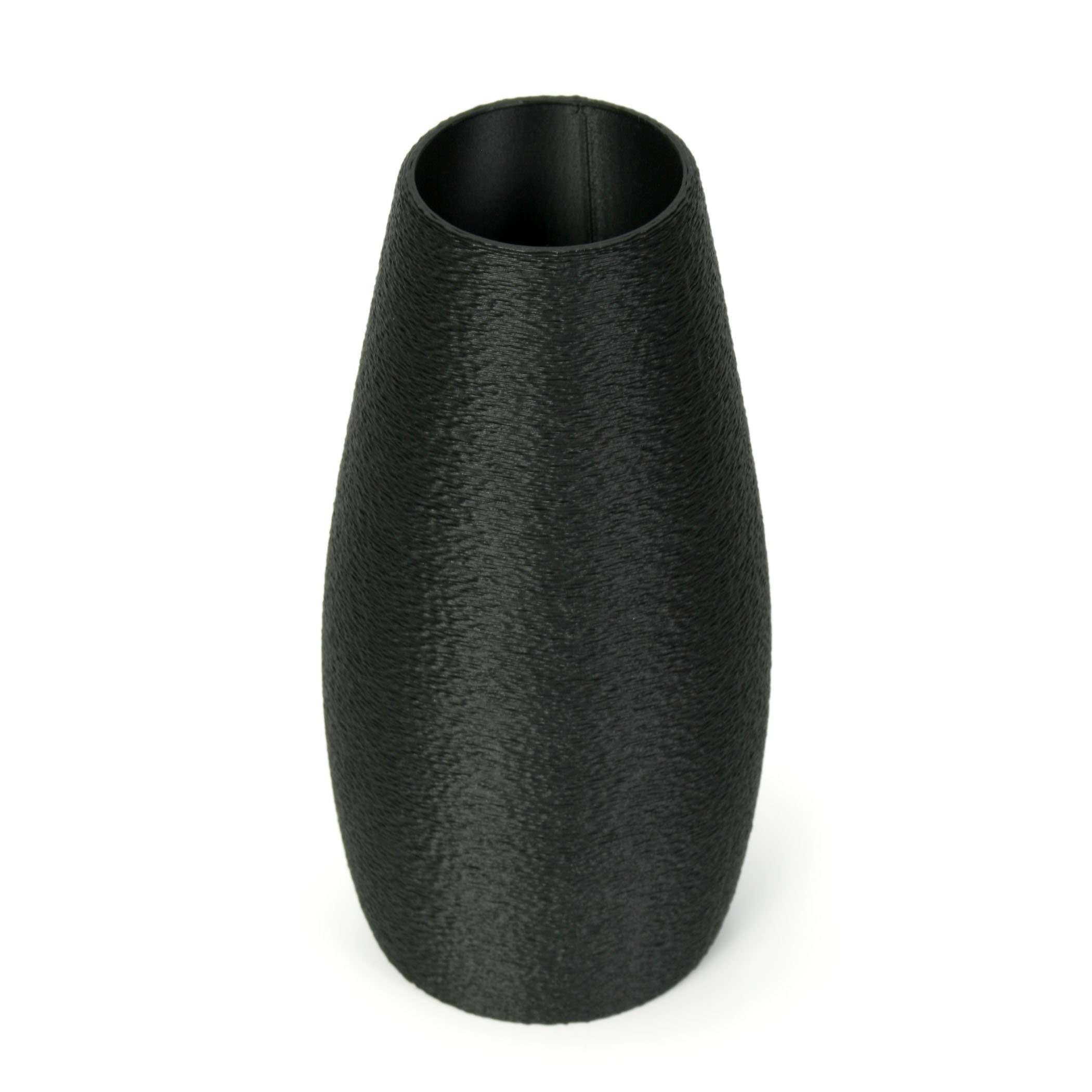 & Rohstoffen; Dekorative Vase Black Dekovase Kreative – wasserdicht nachwachsenden bruchsicher Feder Designer Bio-Kunststoff, aus Blumenvase aus