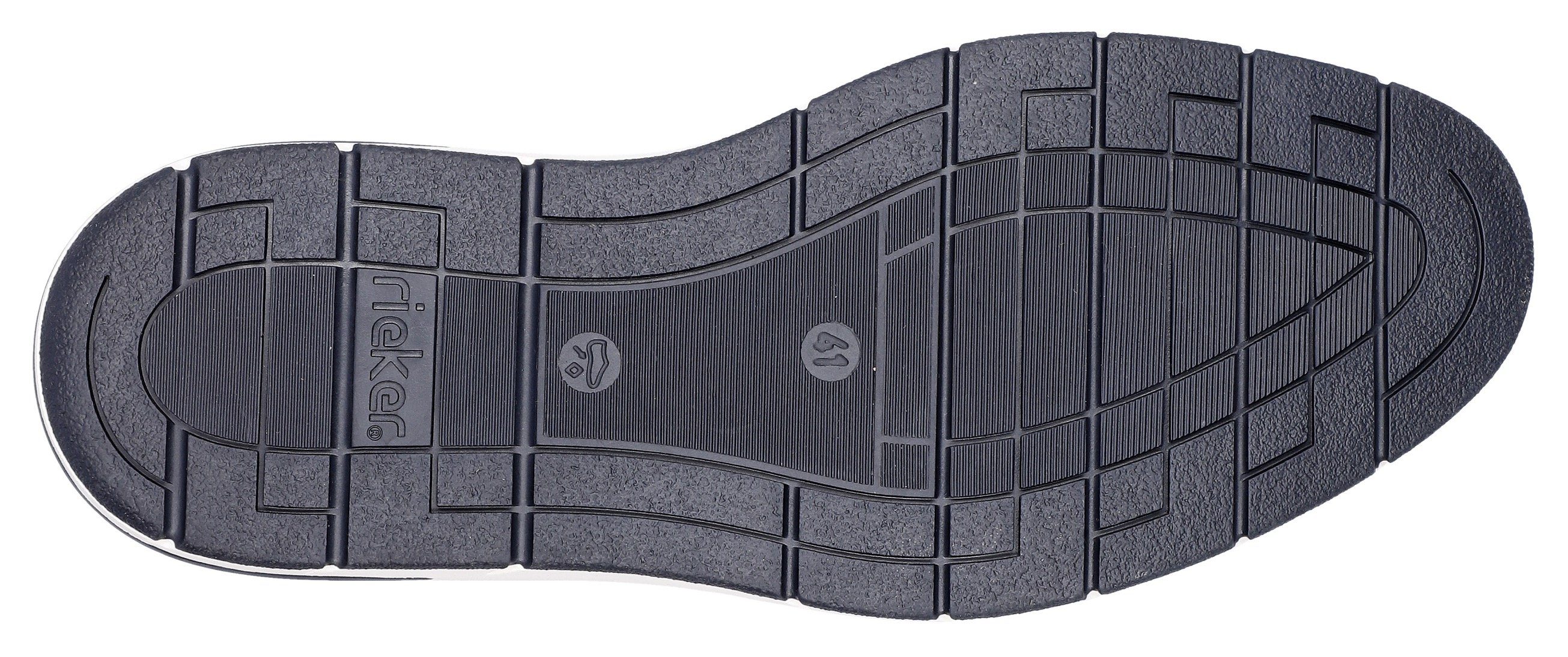 Rieker Sneaker mit modischer Laufsohle, Freizeitschuh, Halbschuh, Schnürschuh