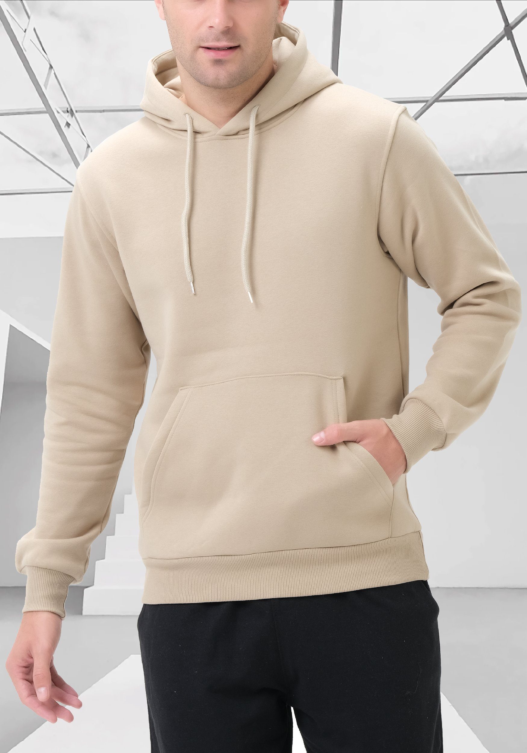 JEEL Kapuzensweatshirt Hoodie Herren Sweattshirt mit Hoodie (1-tlg)