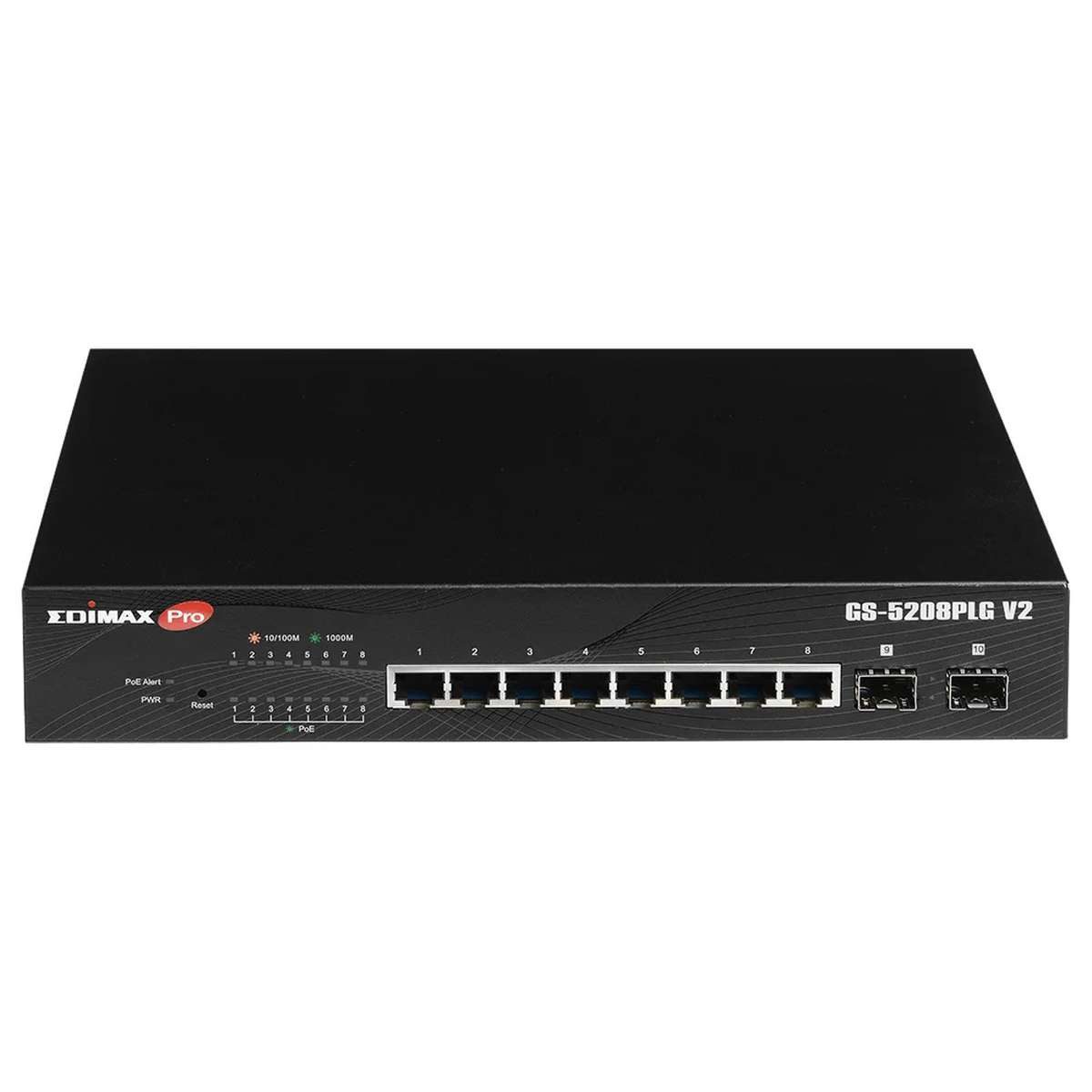 Edimax Edimax GS-5208PLG V2 Netzwerk-Switch Managed Gigabit Ethernet Netzwerk-Switch
